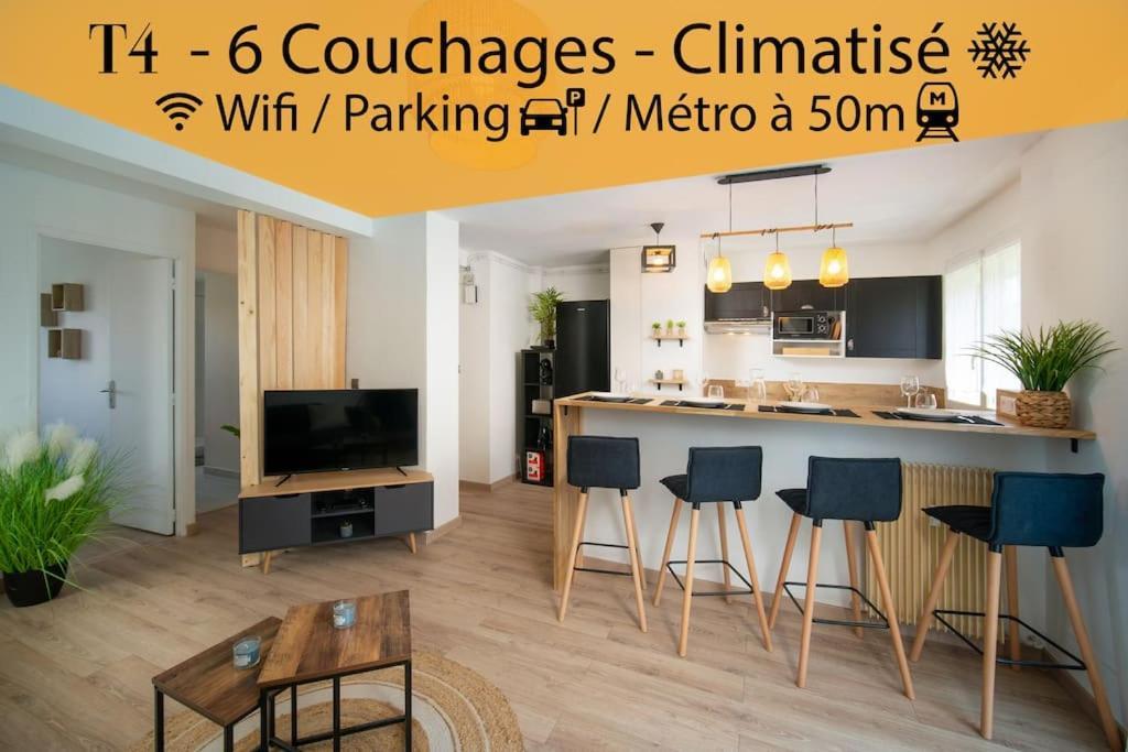 Fully Equipped Apartment With Parking 6 Beds Marsilia Exterior foto